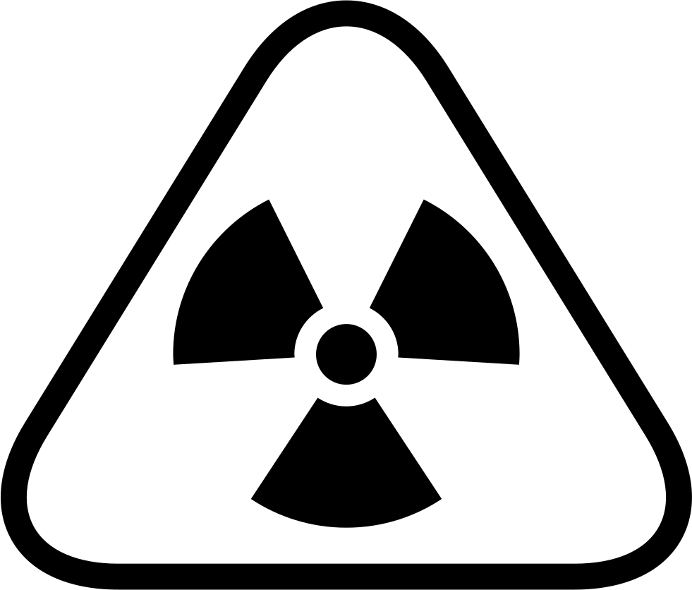 Radiation Warning Triangular Sign Comments - Nuclear Energy (981x836)