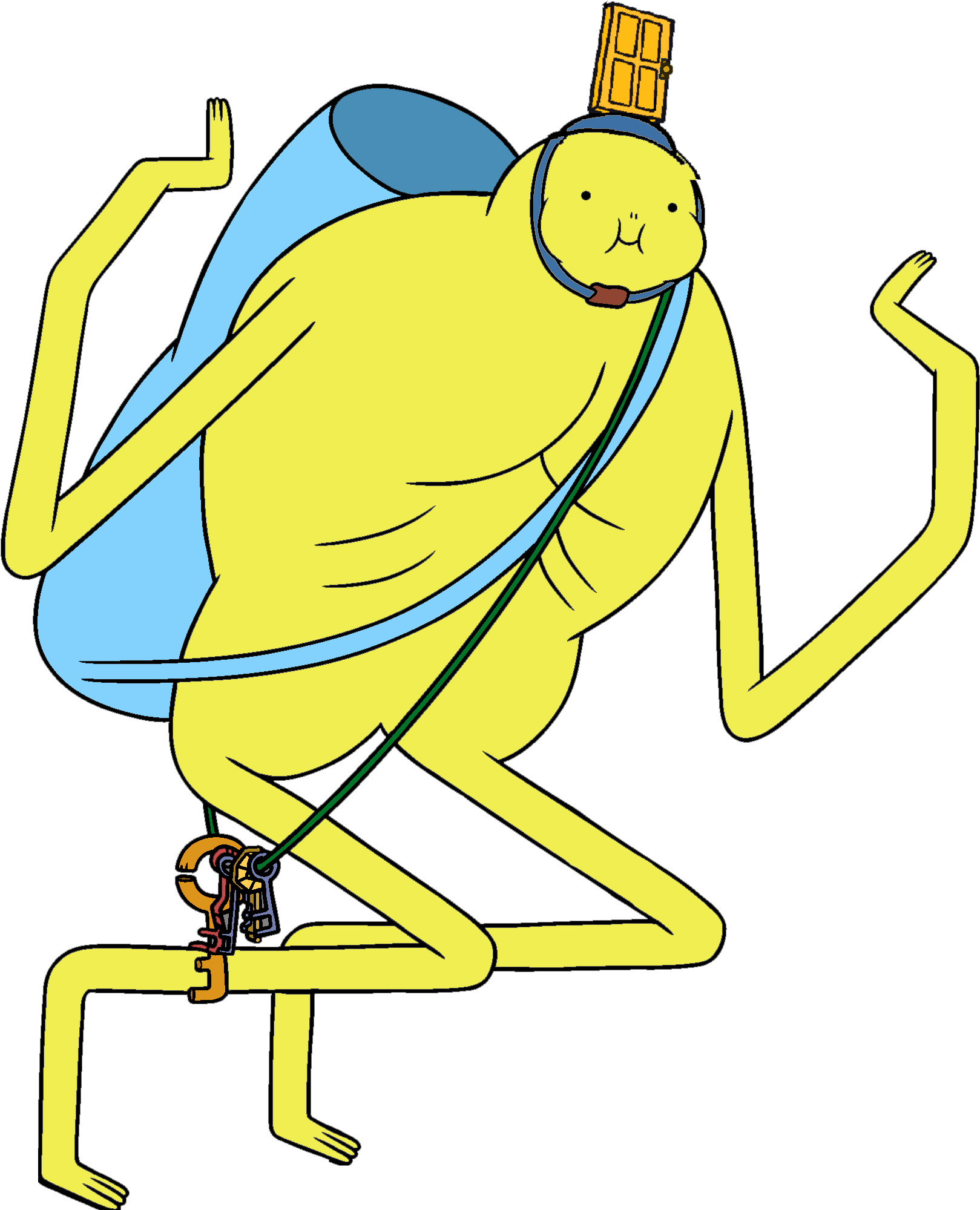Ice King Earl Of Lemongrab Wikia - Door Lord Adventure Time (1694x1998)