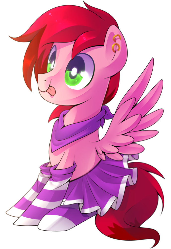 Left2fail, Clothes, Crossdressing, Cute, Ear Piercing, - Cartoon (760x1052)