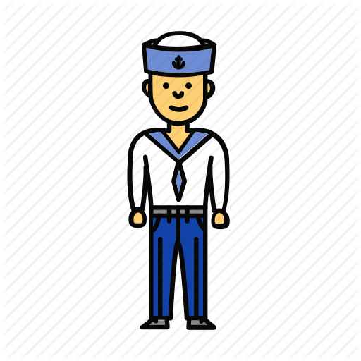 Sailor Clipart Seaman - Trabalhador Desenho (512x512)