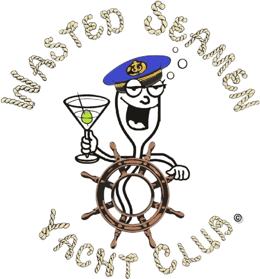 Welcome To The Wasted Seamen Yacht Club - Ship Steering Wheel (562x600)