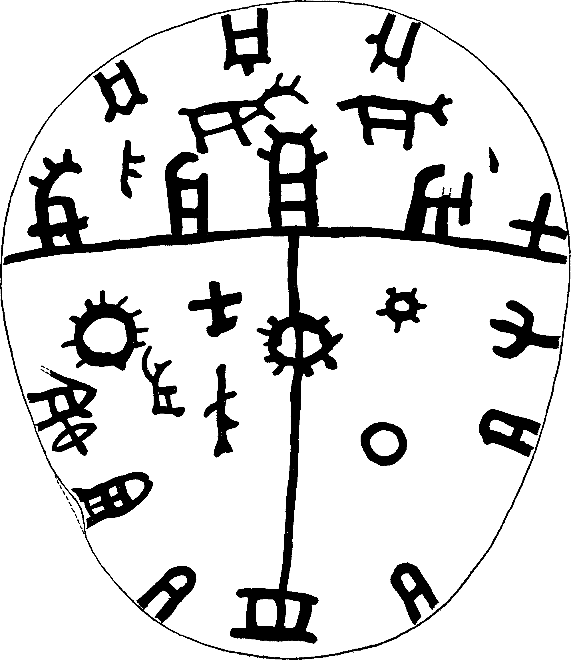 Sámi Mythology Shaman Drum Samisk Mytologi Schamantrumma - Design (2000x2311)