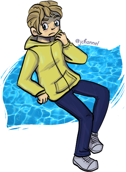 Li'l Seaman For The Yu Yu Hakusho Twitter Collab Oh, - Cartoon (500x577)