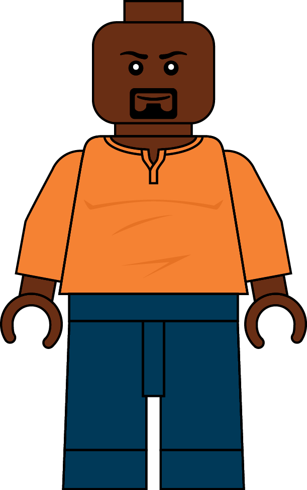 Luke Cage By Edward The Red - Luke Cage Serie Lego (611x973)