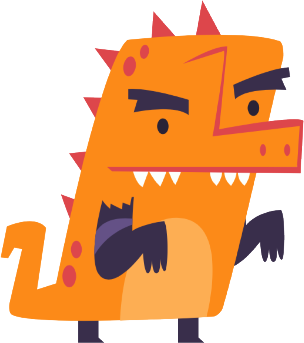 Dino Default 143 Kb - Hopscotch Characters (1321x1321)