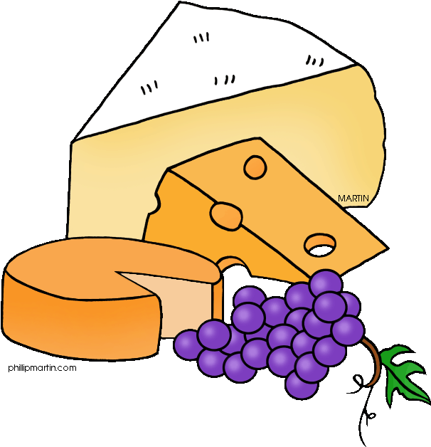 French Food Clipart - French Food Clipart (648x640)