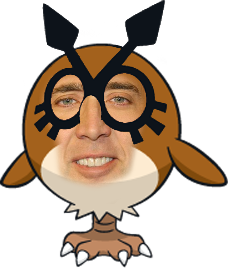 Nicolas Cage Hoothoot By Nicktonyous - Nicolas Cage Pillowcase Zippered Pillow Case 18"x18"(two (728x855)