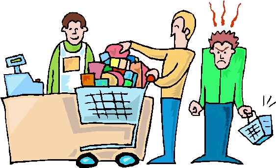 Food And Drinks Supermarket - Clip Art Super Market (571x346)