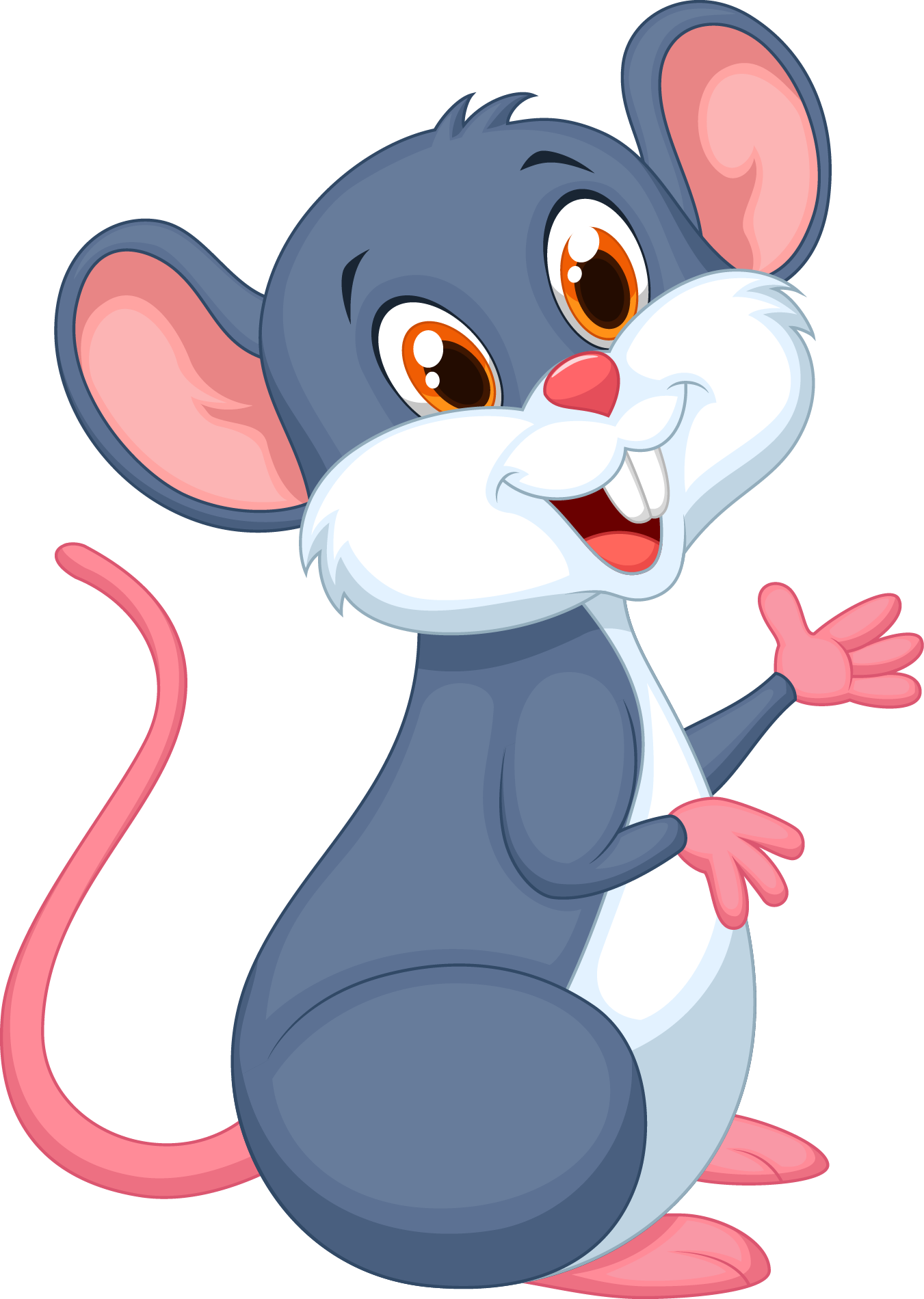 Keeping Small Pets - Mouse Cartoon Monkey Clipart (1351x1900)