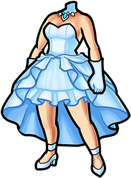 Gear-blue Wedding Dress Render - Dress (380x380)
