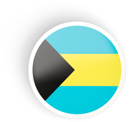 Illustration Of Flag Of Bahamas - Circle (640x480)