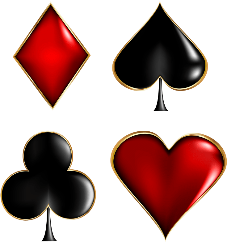 Playing Cards Symbols Clipart 3 By Lori - Transparent Playing Card Symbols (753x800)