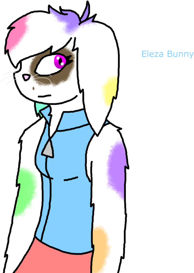 Eleza Bunny By Icefir - Cartoon (853x936)
