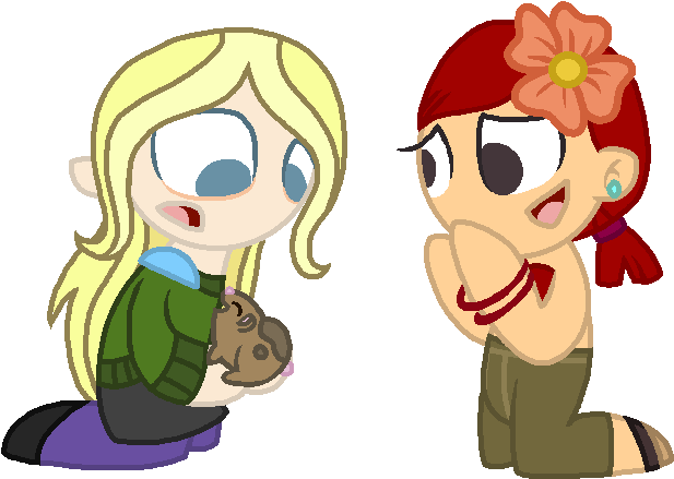 Dawn And Zoey By Starryoak - Total Drama Dawn And Zoey (639x461)