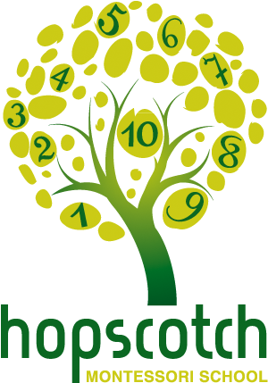 Hopscotch Montessori School - Graphic Design (463x466)