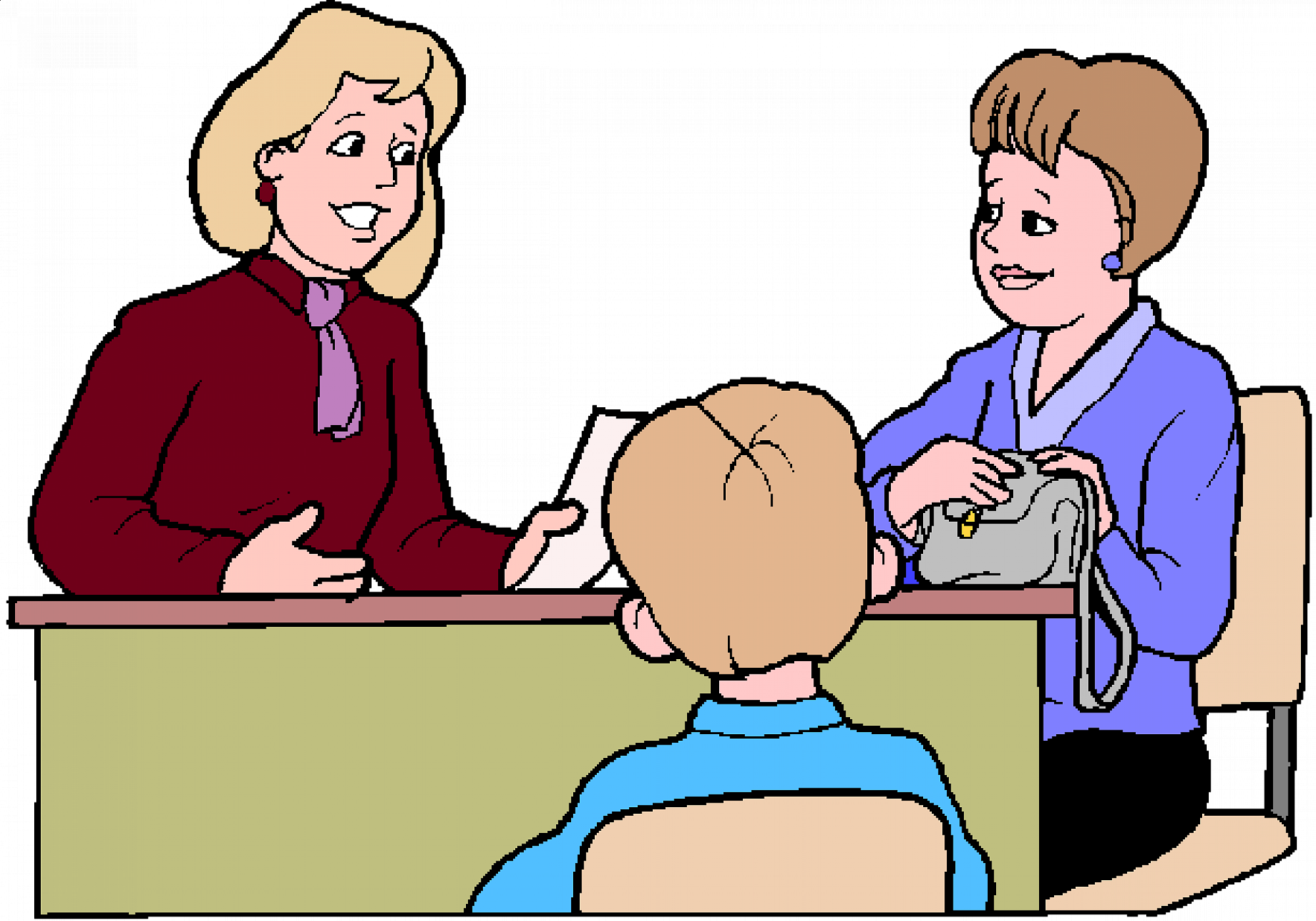 Parents Teacher Meeting In School (2000x1400)