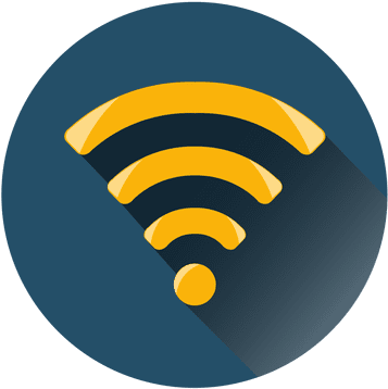 Wifi Circle Icon Transparent Png - Portrait Of A Man (512x512)