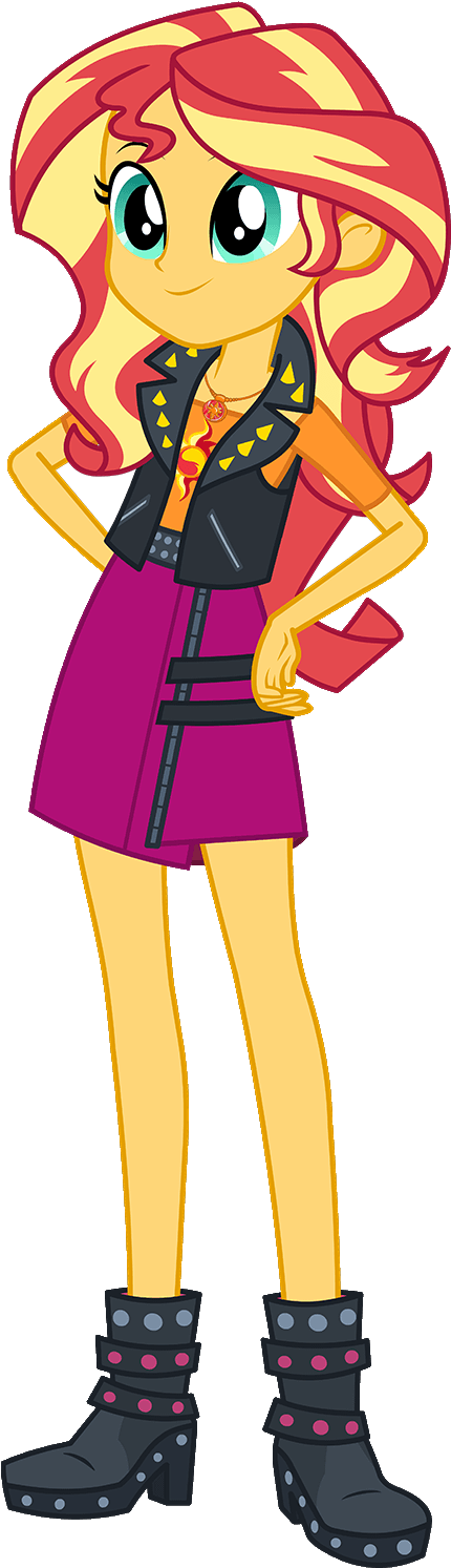 Sunset Shimmer - My Little Pony Equestria Girls Sunset Shimmer (435x1500)