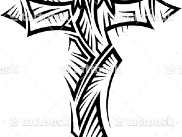Cross Tattoos Clipart - Tattoo (640x480)
