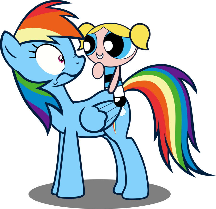 My Little Pony Rainbow Dash As A Powerpuff Girl Hot - Rainbow Dash The Powerpuff Girls (900x870)