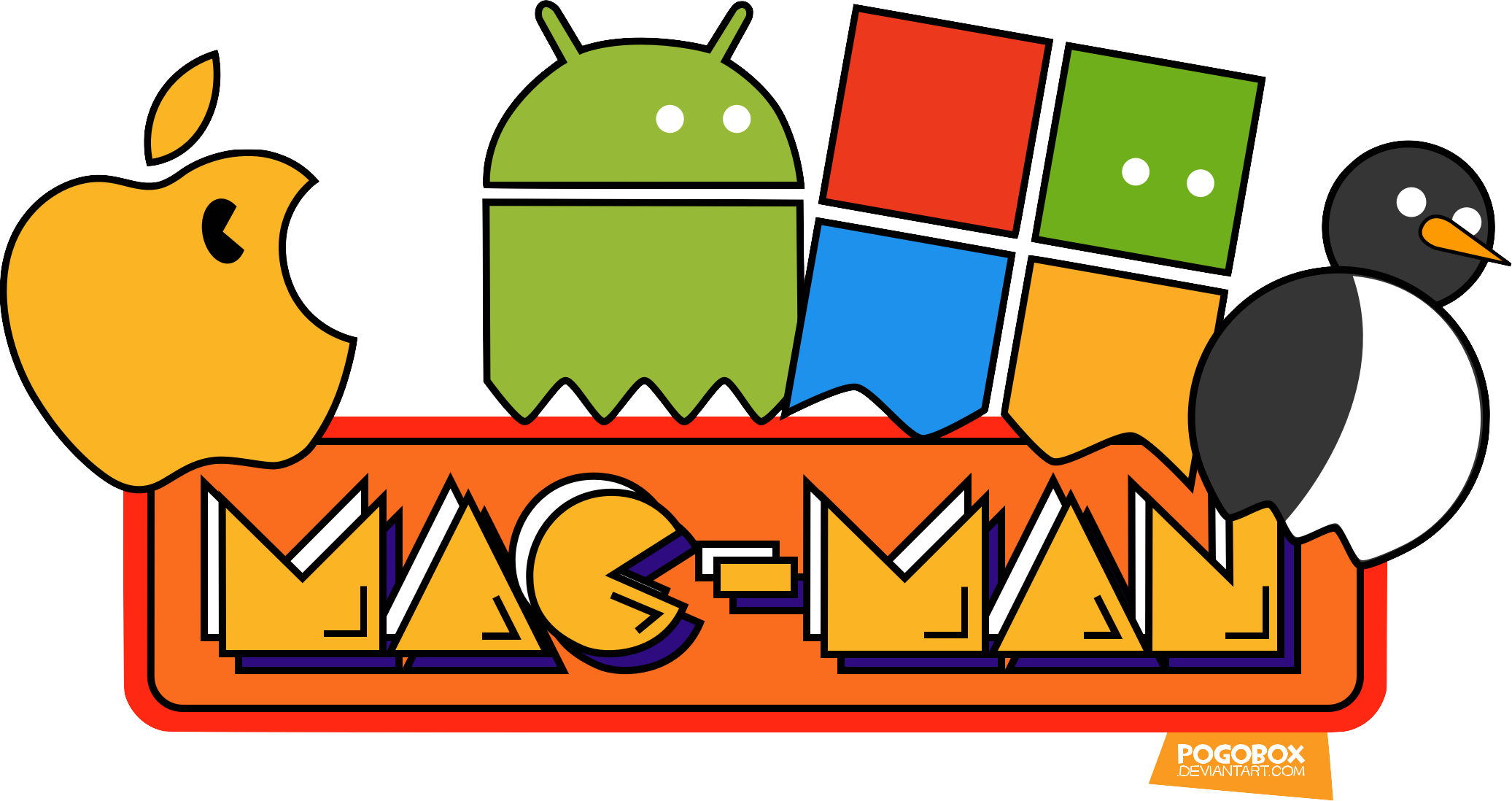 Mac Man By Pogobox Mac Man By Pogobox - Mac Man By Pogobox Mac Man By Pogobox (2073x1098)
