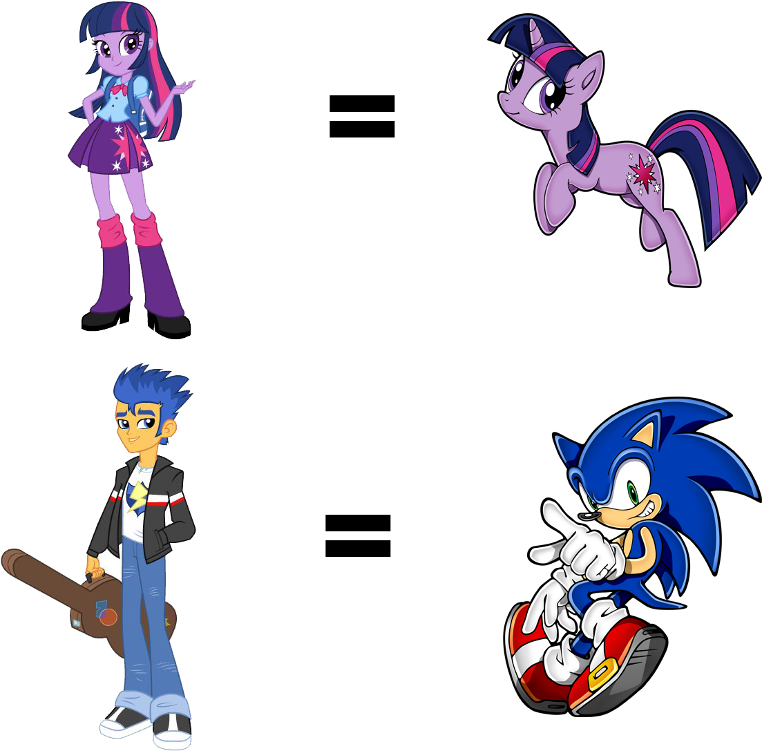 Equestria Girls, Flash Sentry, Safe, Sonic The Hedgehog, - Sonic The Hedgehog Sonic Wall Scroll (1280x1224)