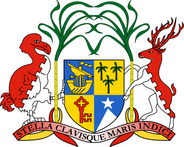 Free Vector Coat Of Arms Of Mauritius Clip Art - Mauritius Coat Of Arms (600x480)