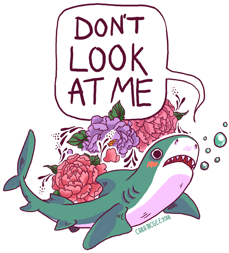 Tumblr N1zlzfnerc1r4khp7o5 1280 - Cute Shark Art (840x867)