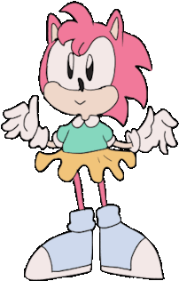 Amy Rose Gif - Cartoon (500x500)
