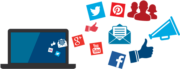 Social-media - Social Media Engagement Png (650x287)