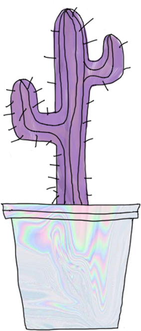 Violet Clipart Transparent Tumblr - Png Perpl (321x673)
