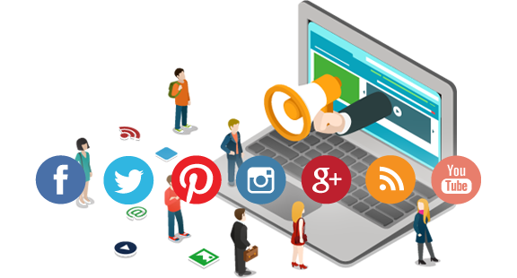 Social Media Business2video - Digital Marketing Png (576x310)