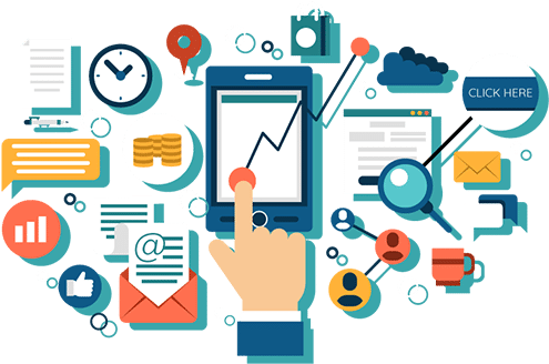 Social Media Marketing - Digital Marketing Png (500x444)