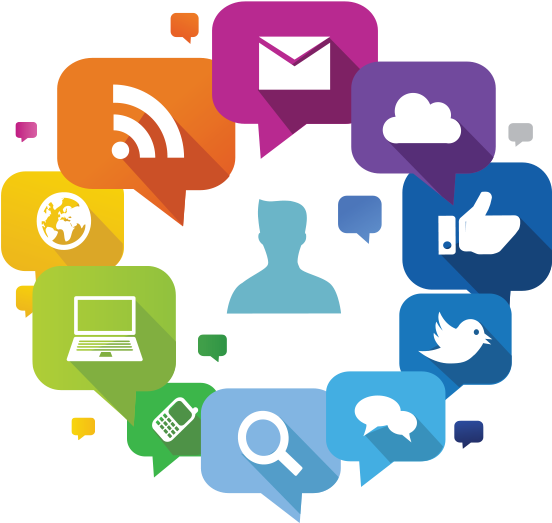 Social Media Marketing Graphic - Canal De Comunicacion Png (600x578)