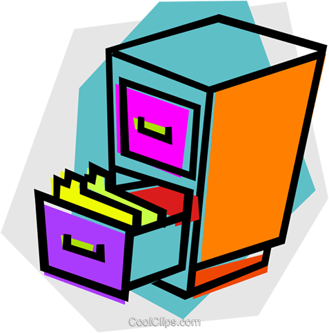 Full Filing Cabinet Clipart - Clip Art (477x482)