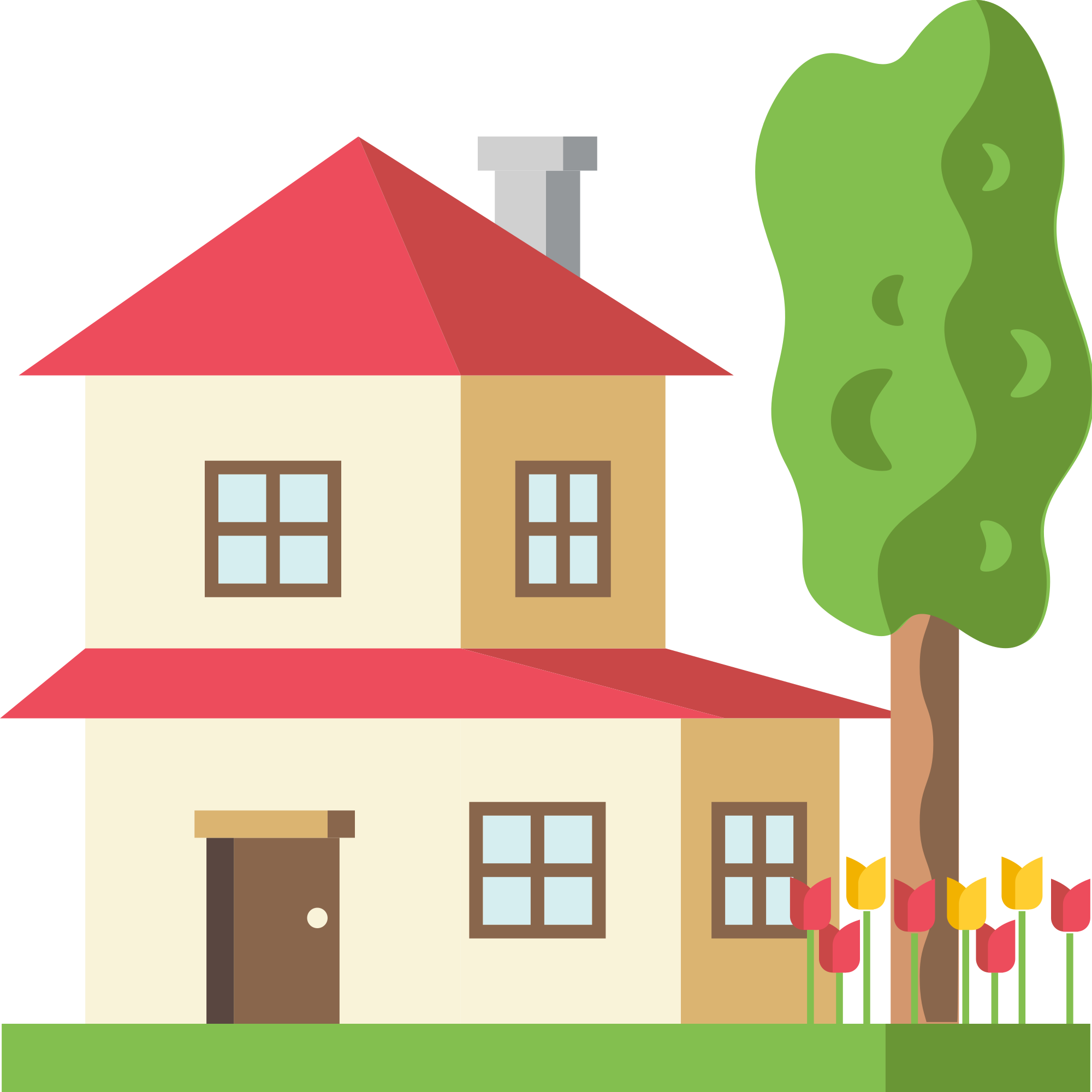 Home Cartoon 28, Buy Clip Art - Garten Emoji (2000x2000)