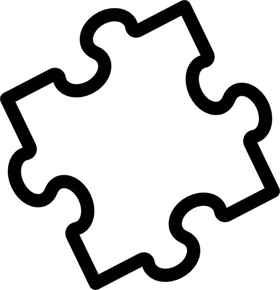 Puzzle Piece Clip Art - Puzzle Pieces Clip Art (576x596)