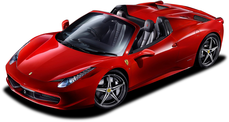 Luxury Car High Quality Png - Ferrari Car White Background (800x510)