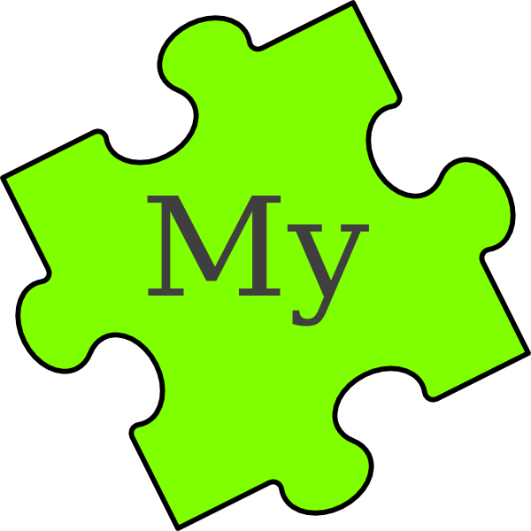 Puzzle Piece My Clip Art At Clker - My Clip Art (600x600)