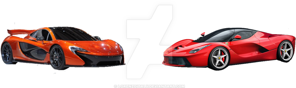 Mclaren P1 Transparent - Bburago Ferrari Laferrari Diecast Model Car Red Scale: (1024x316)