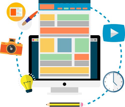 Graphic Design - Static Website Design (500x430)