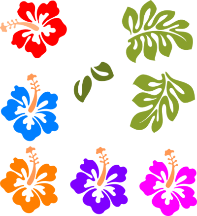 Luau Border Clipart Kid - Barco De Moana Para Imprimir (400x438)