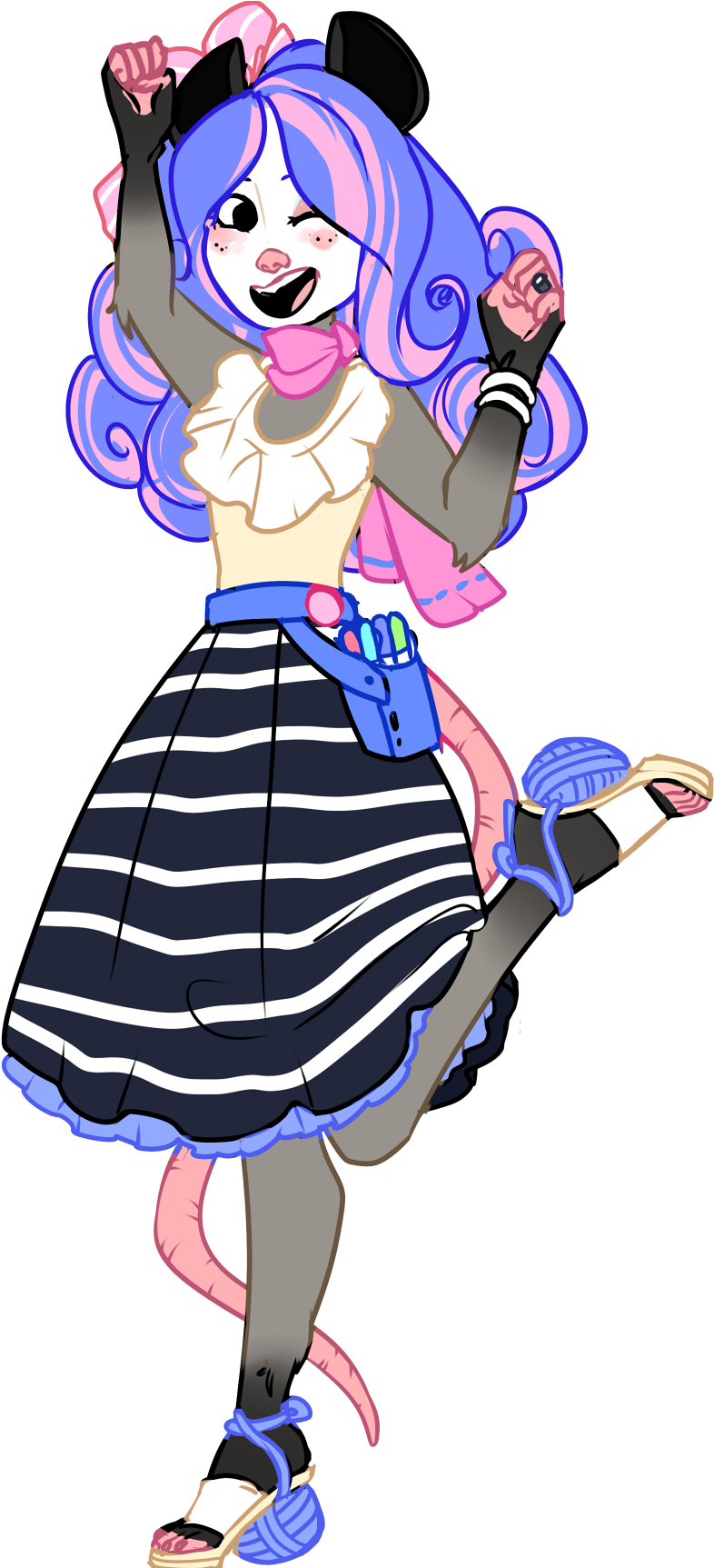 Catrine Demew Mouscedes King Skelita Calaveras Venus - Monster High (855x1724)