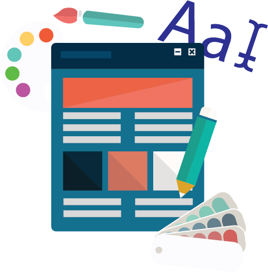 Graphic Design - Web Design (530x539)