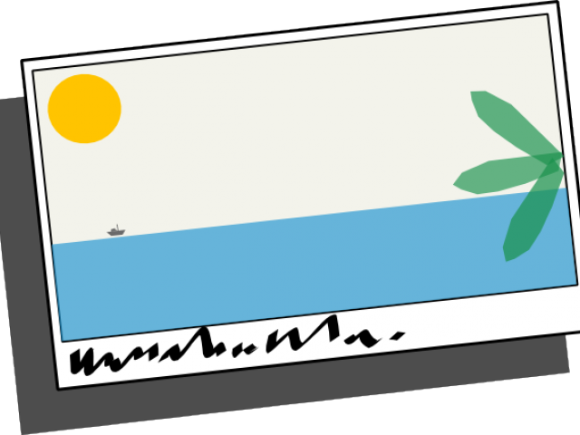 Postcard Cliparts - Postcards Clip Art (640x480)