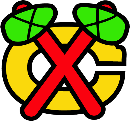 Chicago Blackhawks Clipart - Chicago Blackhawks Nhl Car Bumper Sticker Decal (5" (465x433)