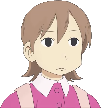 Anime Girl Wtf Face Download - Nichijou Face (356x390)