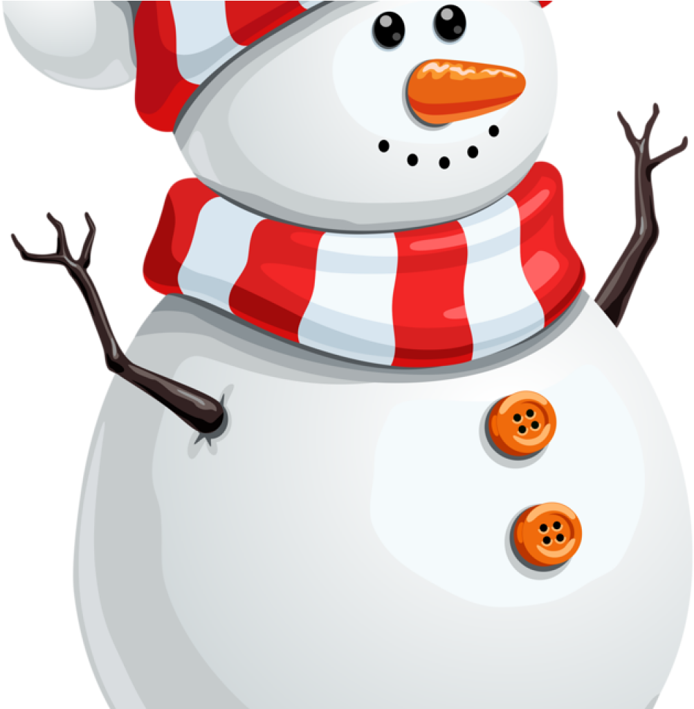 Cute Snowman Clipart Clip Art For Students - Bonhomme De Neige Clipart (1024x1024)