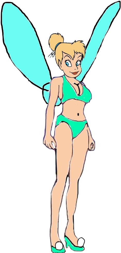 Tinkerbell In Her Bikini By Darthranner83 - Tinker Bell En Bikini (782x990)