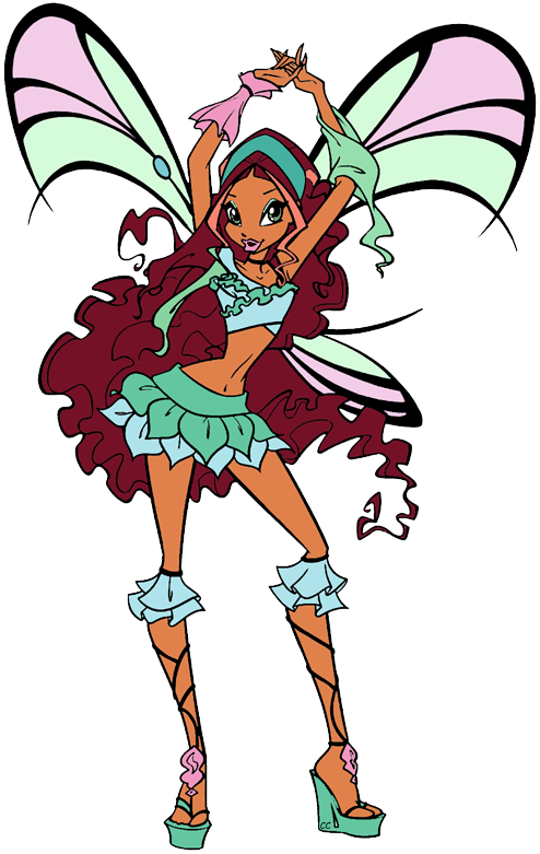 Winx Club Clip Art 2 Cartoon Clip Art - Winx Club Layla Sophix (494x781)